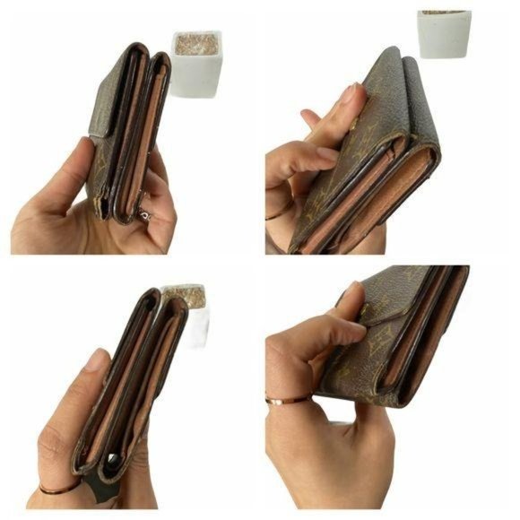 Authentic Louis Vuitton Wallet Portefeiulle Elise Trifold LV Vintage - Picture 6 of 11